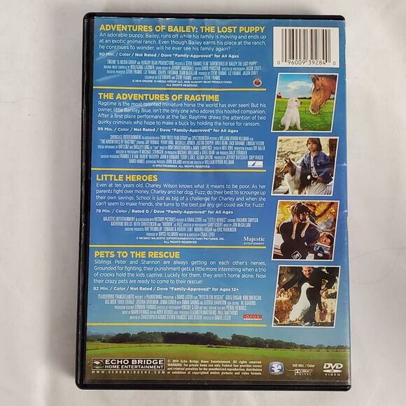 Adventures of Bailey: The Lost Puppy (DVD with 3 Bonus Movies) - Picture 3 of 3